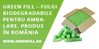 Fulgi biodegradabili pentru ambalare, spumă biodegradabilă pentru umplerea ambalajelor, fulgi de protecție ecologică, material de umplere și ambalare Green Fill
