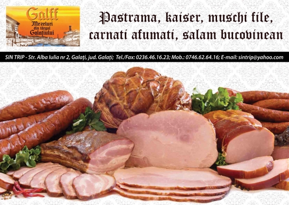 Sin Trip srl - Preparate din carne