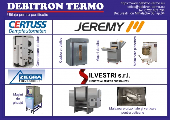 Debitron Termo Srl - Procesare Panificatie si Patiserie