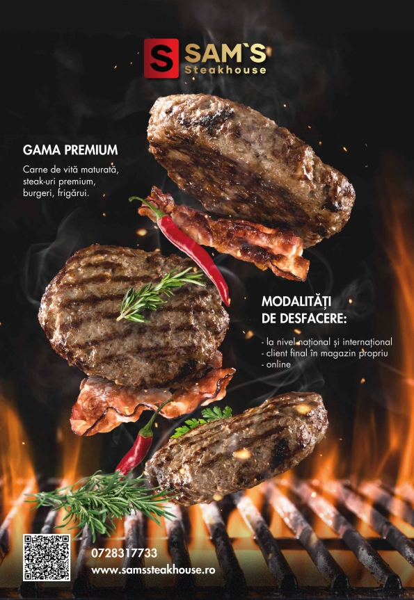 Sams Steakhouse - Carne de vită frăgezită prin maturare