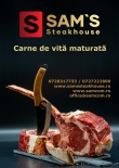 Sams Steakhouse - Carne de vită frăgezită prin maturare