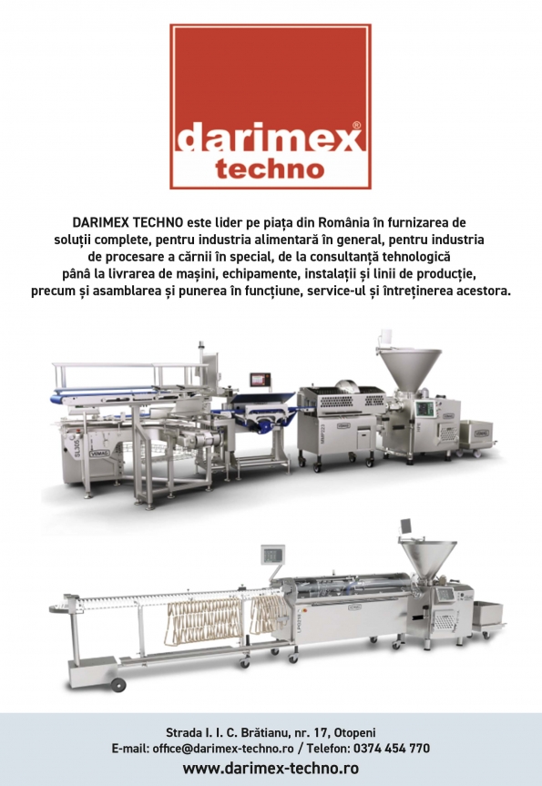 Darimex Techno Srl - Solutii complete pentru industria carnii
